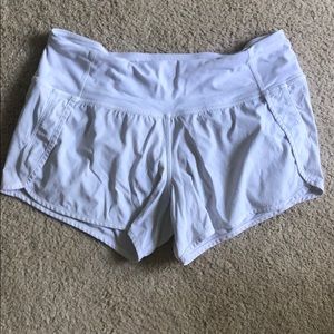 Lululemon white shorts